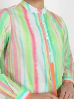 Vicci Germany Blusen<Damen Bluse mehrfarbig gestreift