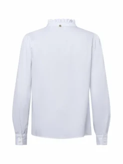 Rich & Royal Blusen<Damen Bluse weiß uni