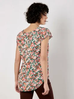 Damen Apricot Blusen>Damen Bluse