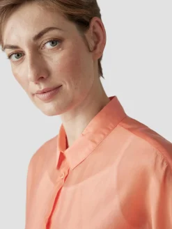 LCMT Blusen<Damen Bluse orange uni