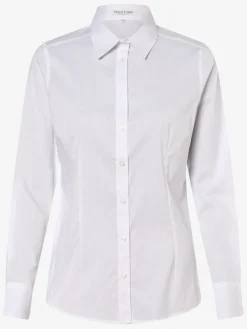 Marie Lund Blusen<Damen Bluse weiß uni