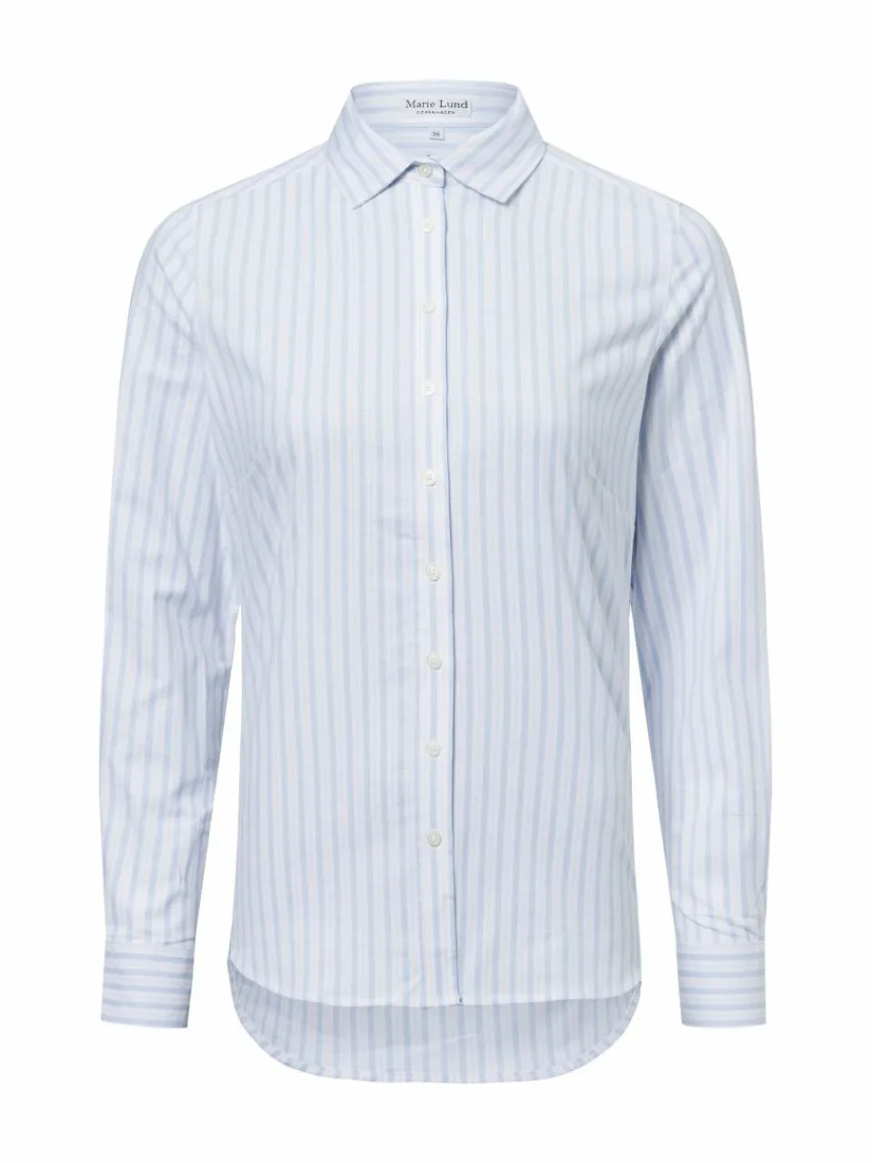 Marie Lund Blusen<Damen Bluse hellblau weiß gestreift