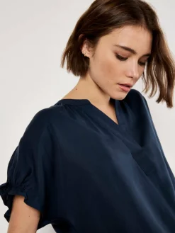 Damen Apricot Blusen><noscript><img width=