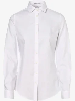 Marie Lund Blusen<Damen Bluse weiß strukturiert