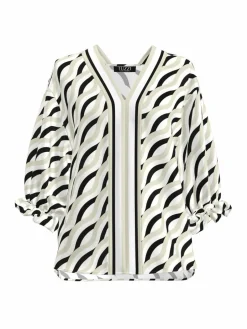 TUZZI Blusen<Damen Bluse mehrfarbig gemustert