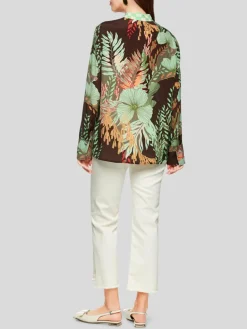 Marc Cain Blusen<Damen Bluse braun gemustert