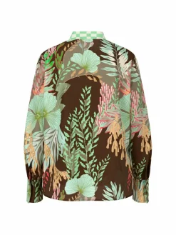 Marc Cain Blusen<Damen Bluse braun gemustert