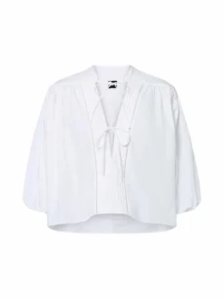 BOSS Orange Blusen<Damen Bluse - Bales weiß uni