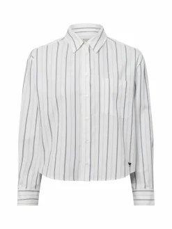 Weekend Max Mara Blusen<Damen Bluse - Rubiera weiß blau gestreift