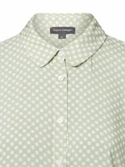 Franco Callegari Blusen<Damen Bluse - Samanta lind weiß gepunktet