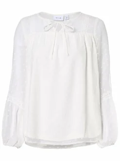 Vila Blusen<Damen Bluse - VIEdee ecru uni