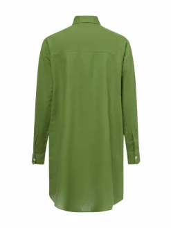 Franco Callegari Blusen<Damen Bluse mit Leinenanteil - Gudrun erbse uni