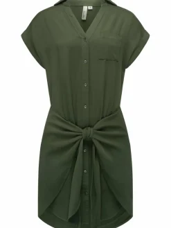 Ragwear Kleider<Damen Blusenkleid - Bahaya oliv uni