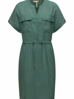 Ragwear Kleider<Damen Blusenkleid - Roisa grün uni