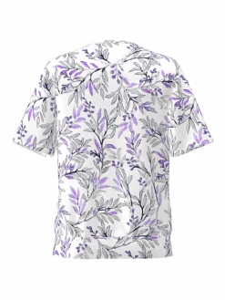 Frank Walder Blusen<Damen Blusenshirt mehrfarbig gemustert