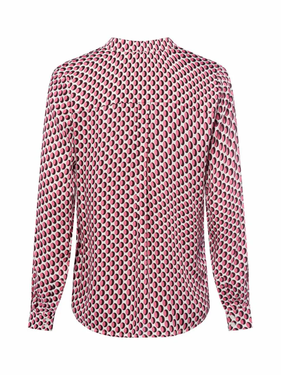 More & More Blusen<Damen Blusenshirt pink weiß gemustert