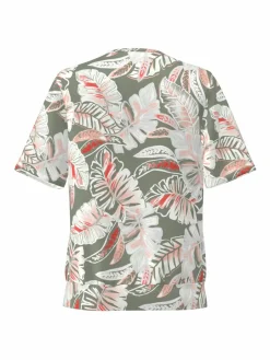 Frank Walder Blusen<Damen Blusenshirt mehrfarbig gemustert