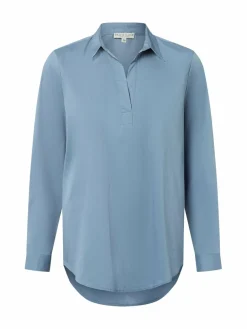 Marie Lund Blusen<Damen Blusenshirt blau uni