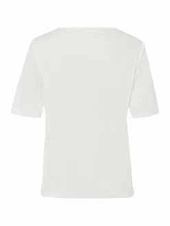 Frank Walder Blusen<Damen Blusenshirt ecru weiß bedruckt