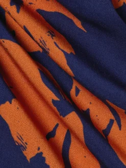 MAERZ Blusen<Damen Blusenshirt marine terra gemustert