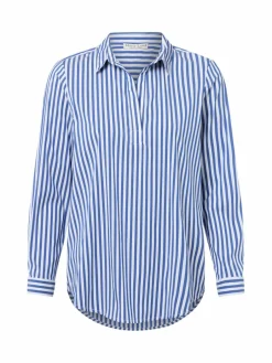 Marie Lund Blusen<Damen Blusenshirt weiß royal gestreift