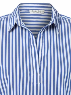 Marie Lund Blusen<Damen Blusenshirt weiß royal gestreift