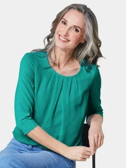 Damen Goldner Blusen><noscript><img width=