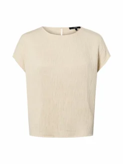 Someday Blusen<Damen Blusenshirt - Zlamea beige strukturiert