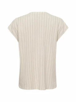 Damen soyaconcept® Blusen>Damen Blusenshirt mit Leinen-Anteil - SC-Poula 1