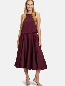 Vera Mont Blusen<Damen Blusentop bordeaux uni