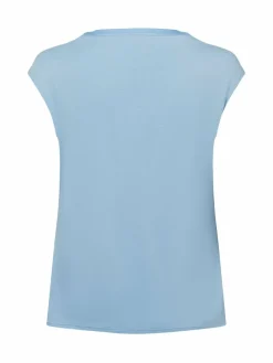 comma Blusen<Damen Blusentop hellblau uni