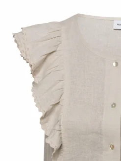 Nümph Blusen<Damen Blusentop - Nuyngva beige uni