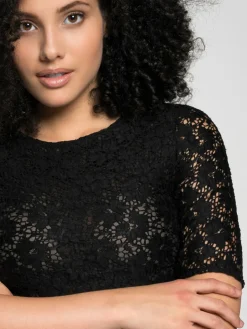 Spieth & Wenksy Shirts & Tops<Damen Bodies - Fidelis schwarz uni