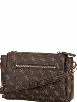 GUESS Taschen & Rucksäcke<Damen Bodybag - Noelle II Tri Comp CB 72120 Logo braun uni