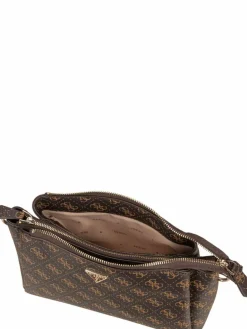 GUESS Taschen & Rucksäcke<Damen Bodybag - Noelle II Tri Comp CB 72120 Logo braun uni