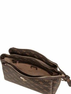 GUESS Taschen & Rucksäcke<Damen Bodybag - Noelle II Tri Comp CB 72120 Logo braun uni