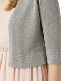 Marie Lund Blazer<Damen Bolero grau uni