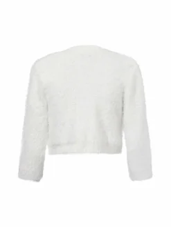 VM Pullover & Strickjacken<Damen Bolero weiß uni
