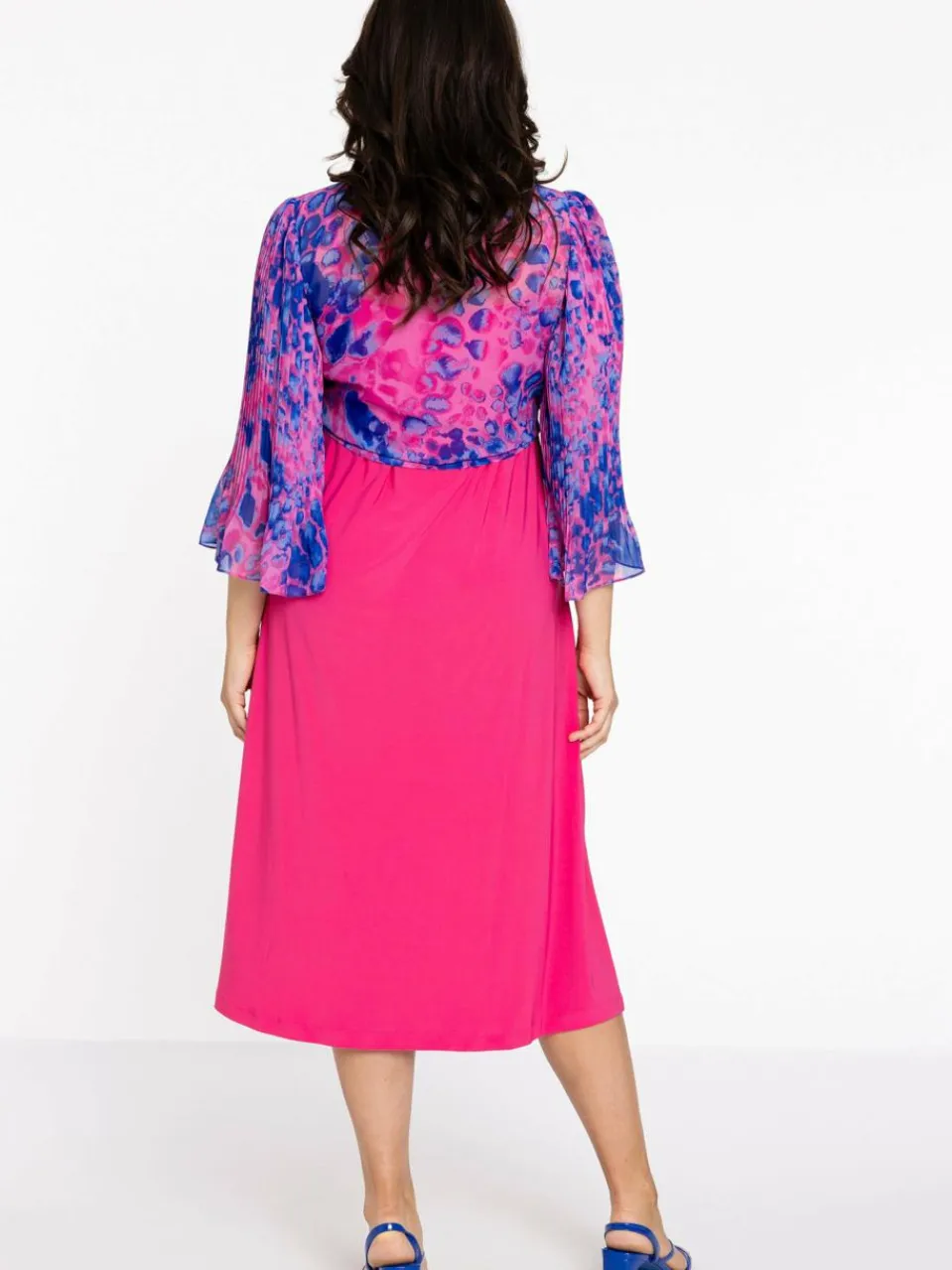 YOEK Blazer<Damen Bolero rosa bedruckt