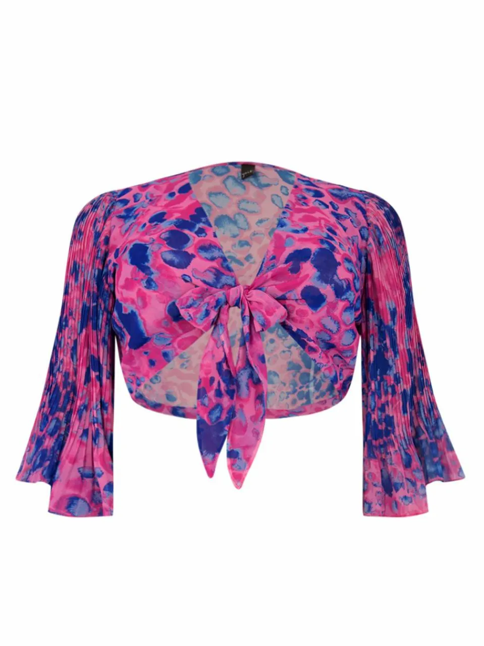 YOEK Blazer<Damen Bolero rosa bedruckt