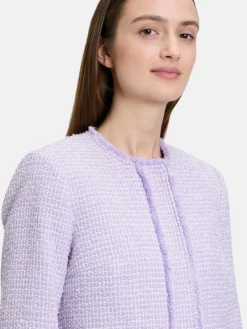 Betty & Co Blazer<Damen Bolero-Jacke flieder uni