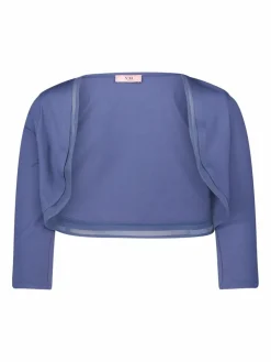 Vera Mont Pullover & Strickjacken<Damen Bolero-Jacke blau uni