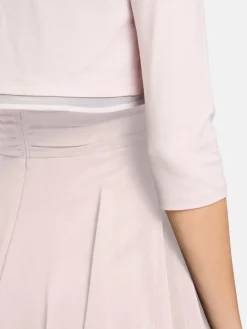 Vera Mont Pullover & Strickjacken<Damen Bolero-Jacke rosa altrosa uni