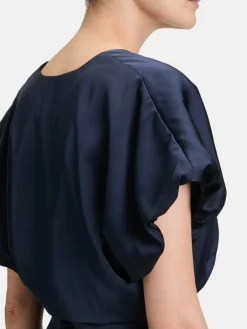 Vera Mont Blazer<Damen Bolero-Jacke marine blau uni