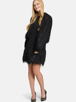 Vera Mont Jacken & Westen<Damen Bomberjacke schwarz uni