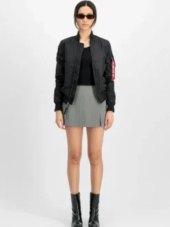 Alpha Industries Jacken & Westen<Damen Bomberjacke schwarz uni