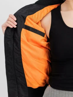 Alpha Industries Jacken & Westen<Damen Bomberjacke schwarz uni