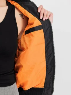 Alpha Industries Jacken & Westen<Damen Bomberjacke schwarz uni