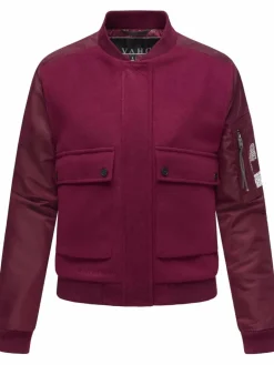 Navahoo Jacken & Westen<Damen Bomberjacke - Willstehaben 14 lila uni