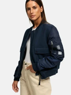 Navahoo Jacken & Westen<Damen Bomberjacke - Willstehaben 14 marine uni